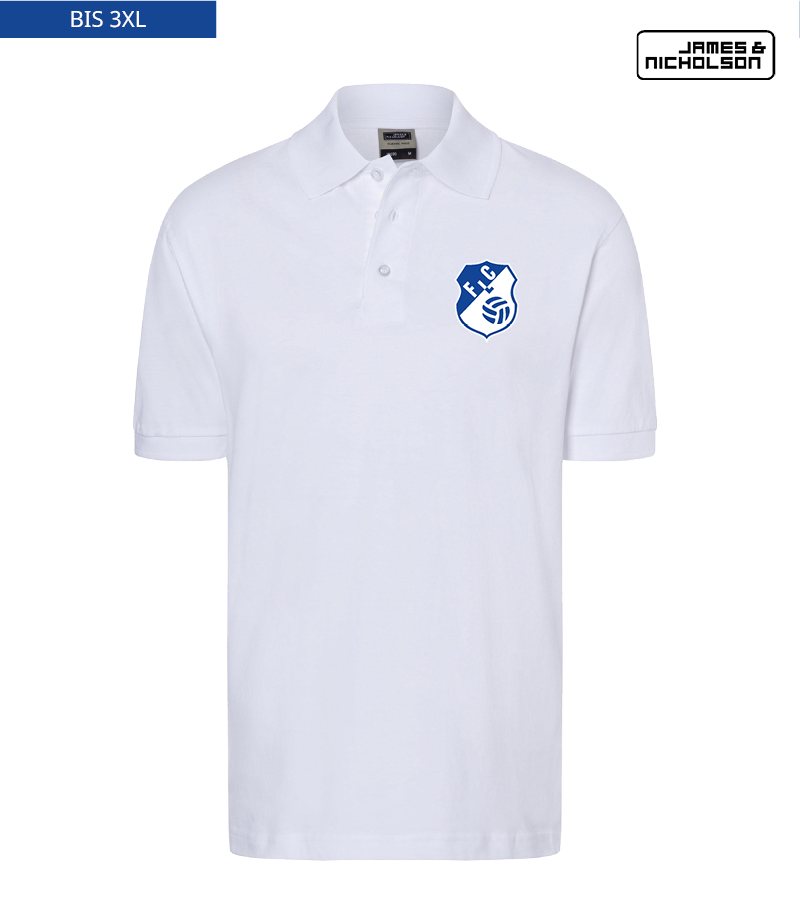 J+N Herren Polo-Shirt White "Anton"